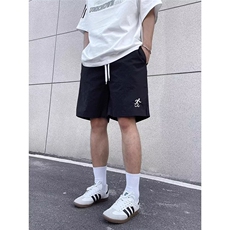美式多巴胺彩色沙滩裤子夏季新款潮牌宽松休闲五分裤运动短裤男，男装牛仔裤，星座506A