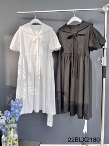 现货，夏季学院风连衣裙,女装连衣裙,UDF