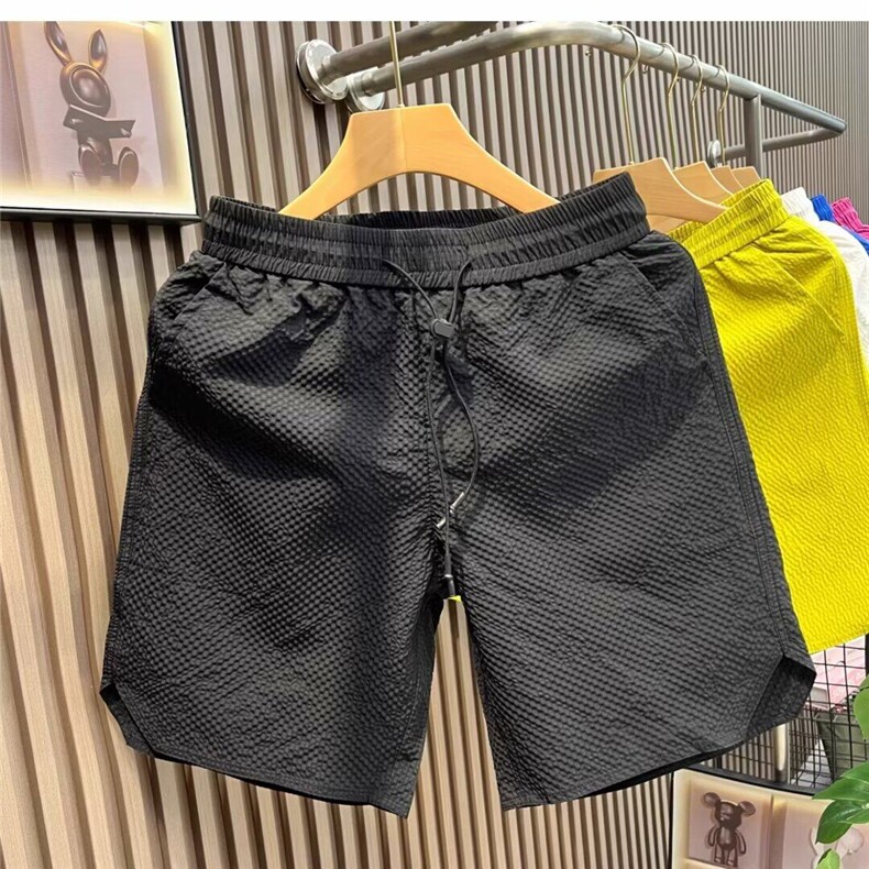 休闲短裤男士夏季潮流时尚百搭运动五分裤纯色宽松速干透气沙滩裤,男装牛仔裤,星座218-1（原230）