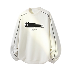 得物供货、复合重磅420克现货圆领卫衣宽松HD019-1-YLT25181-P35，男装卫衣，电商019-1