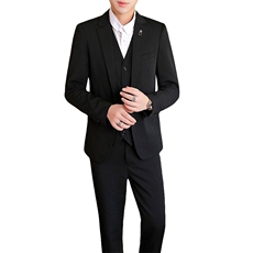 T3Z8631P170春秋西装男套装修身帅气英伦风婚礼新郎结婚小西服男，男装西服，星座510A-2