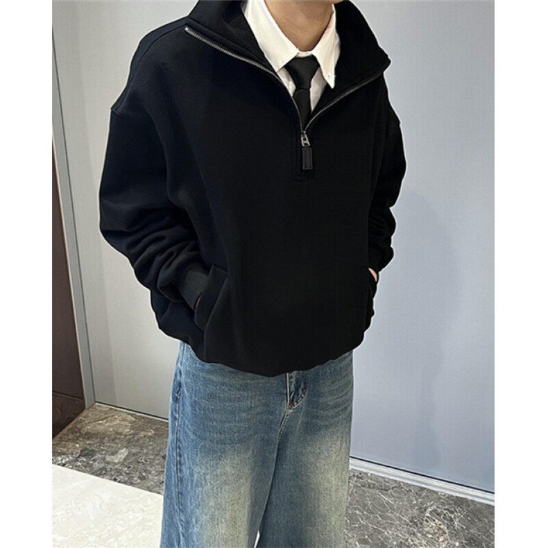 卫衣男拉链套头春秋设计感小众秋冬东大门棉美式潮WY135,男装卫衣,星座1116A（原606A-3）