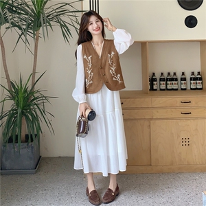 女装新款时尚套装马甲连衣裙两件套单裙P135-K188P185-K248图片