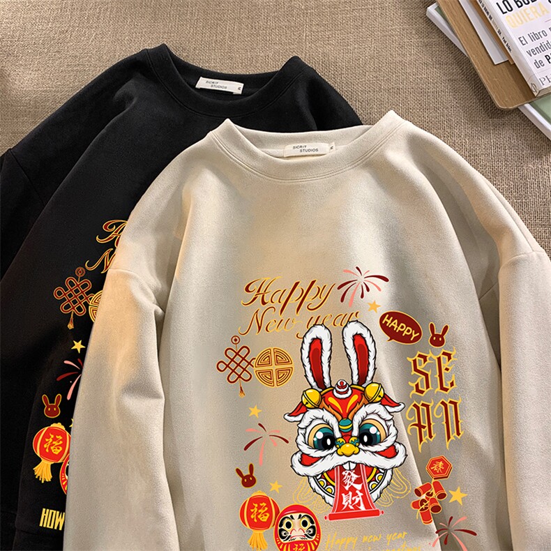 麂皮绒卫衣男大码重磅长袖t恤男 JW81299-P35图片