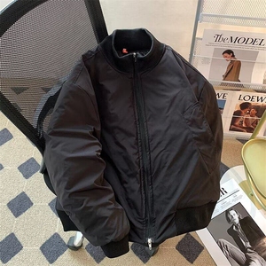 美式复古廓形飞行员夹克棉服外套标准常规拉链常规款MF334-P88图片