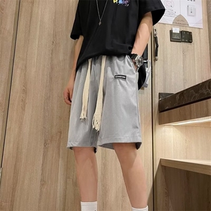 2024夏季男新款雪尼尔薄款短裤宽松五分裤青年休闲短裤男 8889图片