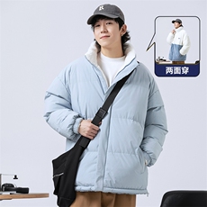 主推十万现货韩版羊羔毛拼接图案保暖摇粒绒棉衣外套MY9073-P95，男装棉衣，电商A128