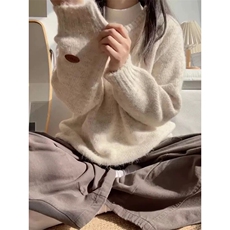 网图有货亨利领毛衣男女秋冬慵懒复古休闲针织毛衣上衣A1202-P58，男装针织衫/毛衣，星座1505
