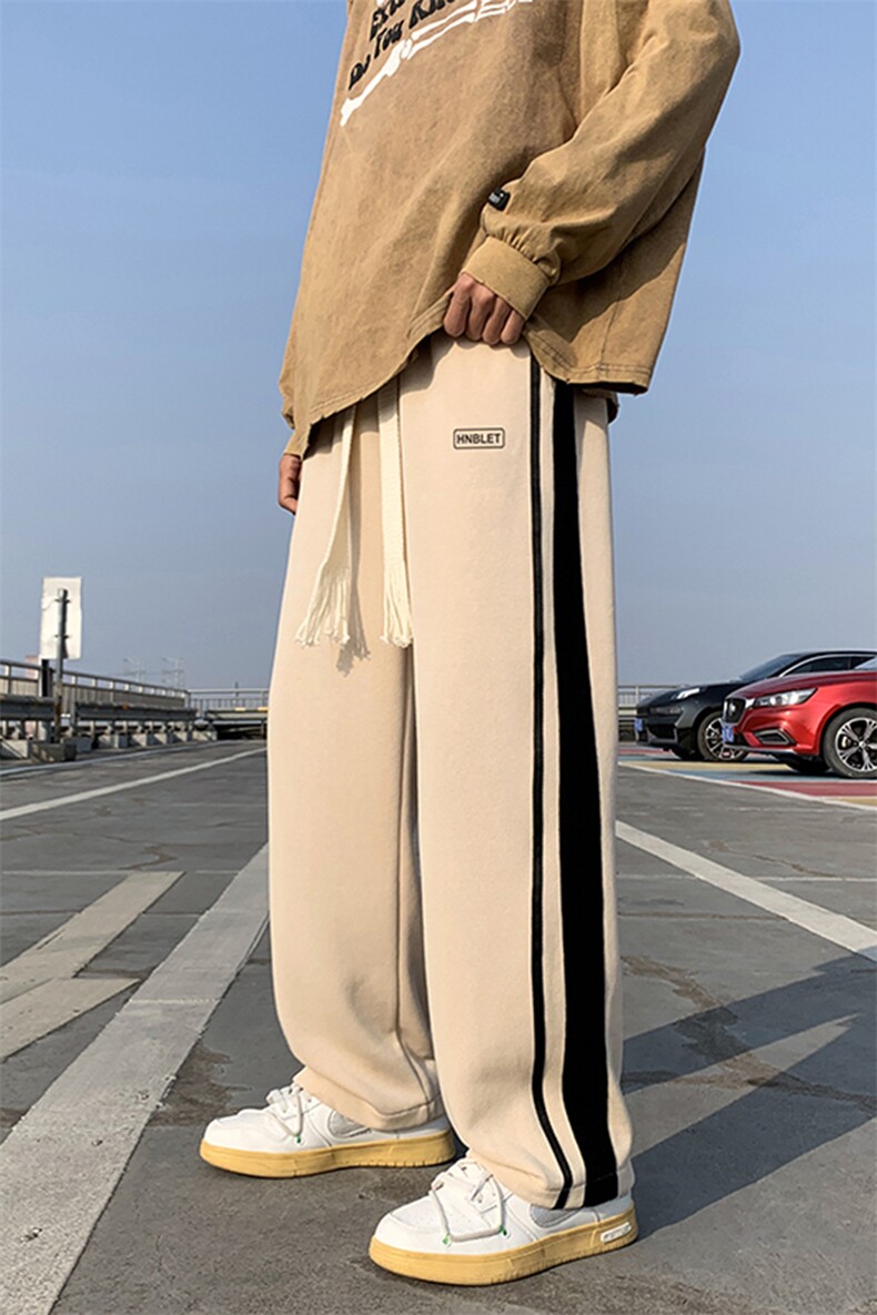 春季情侣百搭印花休闲裤男大码宽松拖地裤K182-P50控78,男装休闲裤,电商A161-2