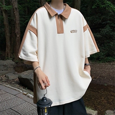 夏季百搭休闲宽松POLO衫短袖T恤男PL016-P35，男装Polo衫，星座308B-2