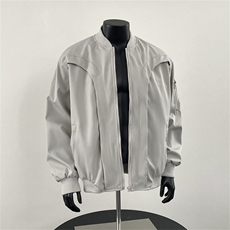 飞行员夹克男春季潮牌小众设计感工装外套高街痞帅棒球服2122P66，男装夹克，星座410-2