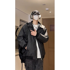 男士皮棉衣冬季加棉加厚皮衣外套棉服棉袄潮A266-MYPY010-P85特批，男装皮衣，电商A266