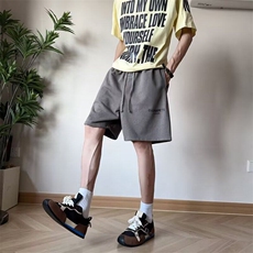 休闲短裤男士韩版潮高街帅气百搭2025夏季新款ins五分裤K6427-P30，男装牛仔裤，星座412-3