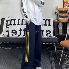 秋冬华棉包边立体卫裤运动裤男生青春潮流长裤，男装休闲裤，星座1013