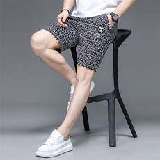 C233507钱塘2020-2夏季新款男士薄款直筒休闲裤时尚潮流短裤P54，男装休闲裤，钱塘207-2