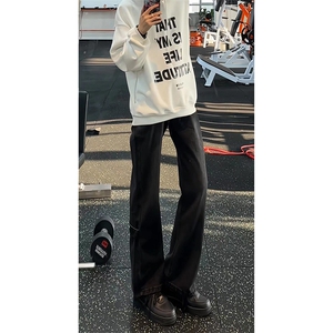 美式ins高街vibe重工艺水洗牛仔裤货号K2316P55 加绒P70图片