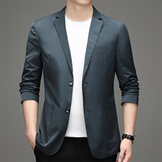 D6628801秋冬新款男士西服薄款商务休闲男装外套通勤外衣，男装西服，电商B360
