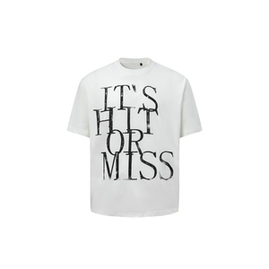 美式潮牌英文印花短袖宽松嘻哈男上衣外套 D328-6T1106-P25，男装T恤，电商D328