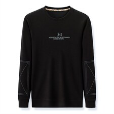 新品中年男士卫衣圆领春秋新款2022宽松打底衫潮流上衣卫衣外套男，男装卫衣，电商B212（原钱塘6029）