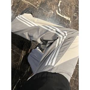 XZ612-K791-P55 控79 美式复古伞兵裤三条杠拼接速干运动休闲裤图片
