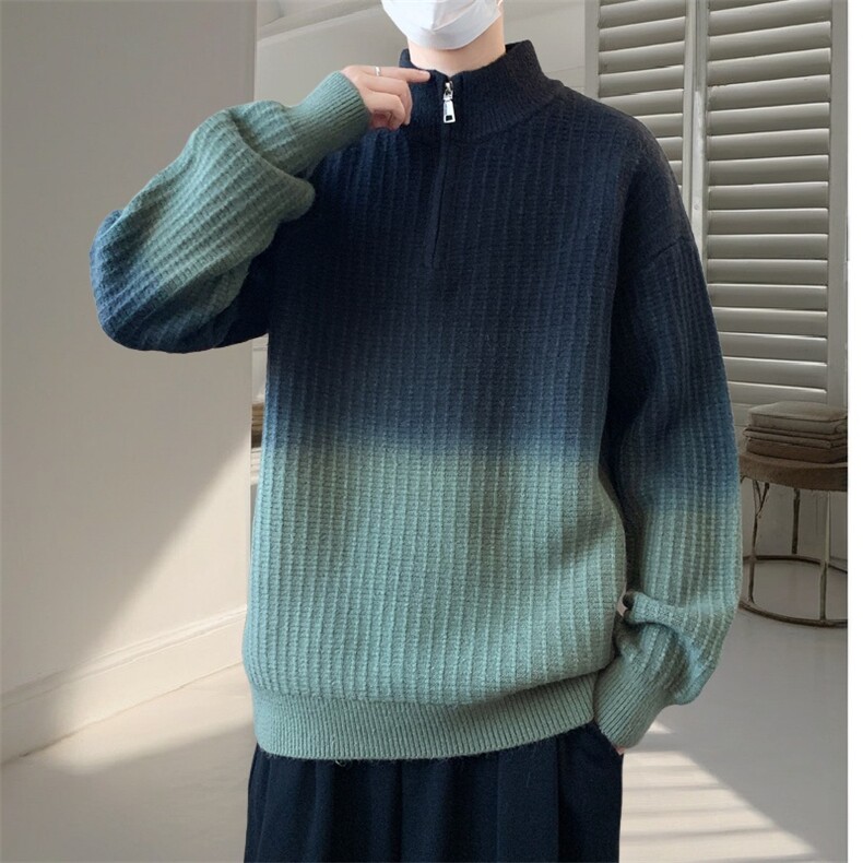 时尚百搭毛衣保暖男春秋美式潮牌宽松休闲针织衫BX722-P70,男装针织衫/毛衣,星座1105-3
