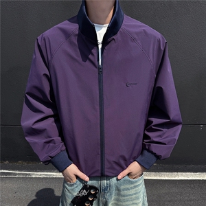 秋冬夹克男户外风山系工装外套青少年拼色上衣GS60101图片