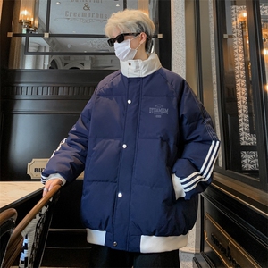 3W+库存！高品质202冬季撞色立领棉衣情侣保暖棉服MY213特P80