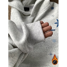 1506-1/QHK07-10/P48卫衣男连帽ins宽松潮牌字母印花百搭外套，女装短外套，星座1506