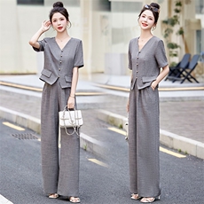 大掌柜2024夏季亚麻套裤（现货），女装套装/套裙，大掌柜