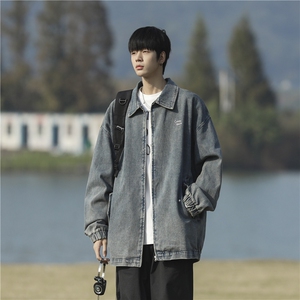 D3739-P76 2025年新款早春新款夹克痞帅百搭男士外套男装图片