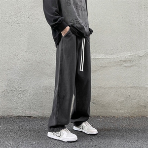 美式高街vibe牛仔裤男潮牌宽松直筒休闲裤 K823-P35图片