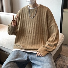 2024新款毛衣男秋冬季白色潮牌宽松高级感针织衫毛衫MY763/P44，男装针织衫/毛衣，星座506