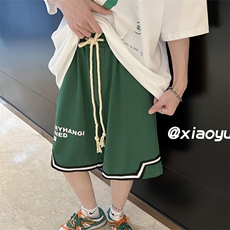 XZ616夏季新款麻绳篮球短裤休闲五分裤TY358P45控55，男装休闲裤，星座512A（原616）