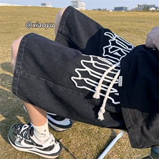XZ616夏季新款牛仔短裤字母发泡牛仔裤TY856P45控58，男装牛仔裤，星座512A（原616）