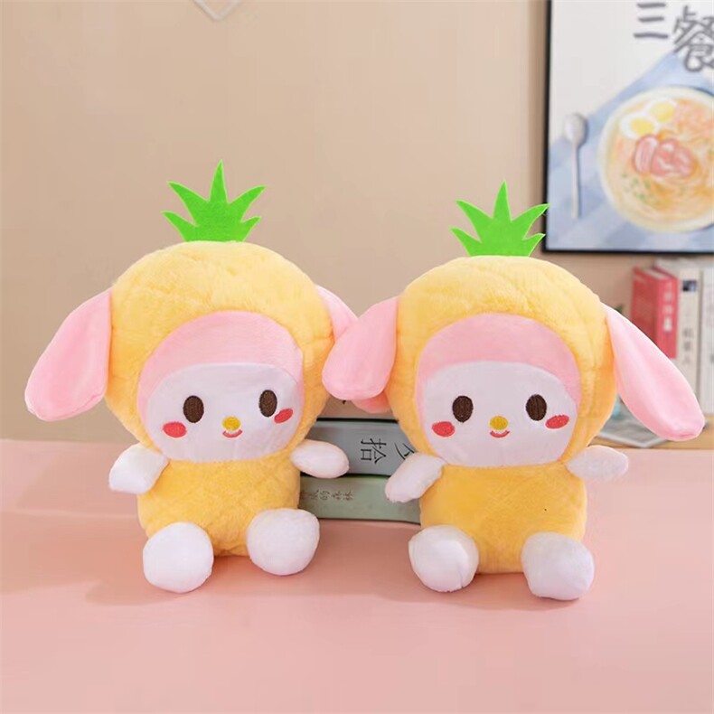 菠萝美乐乐	兔毛，郎扩毛绒玩具厂
