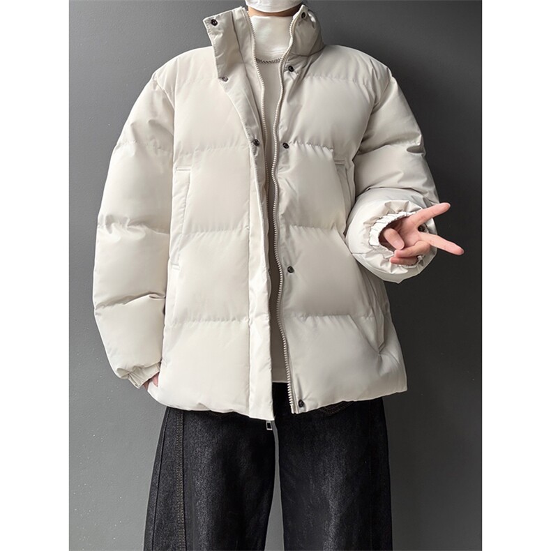 现货高品质美式冬季重磅三防加绒加厚羽绒棉衣立领厚外套棉服，男装棉衣，电商A486-1