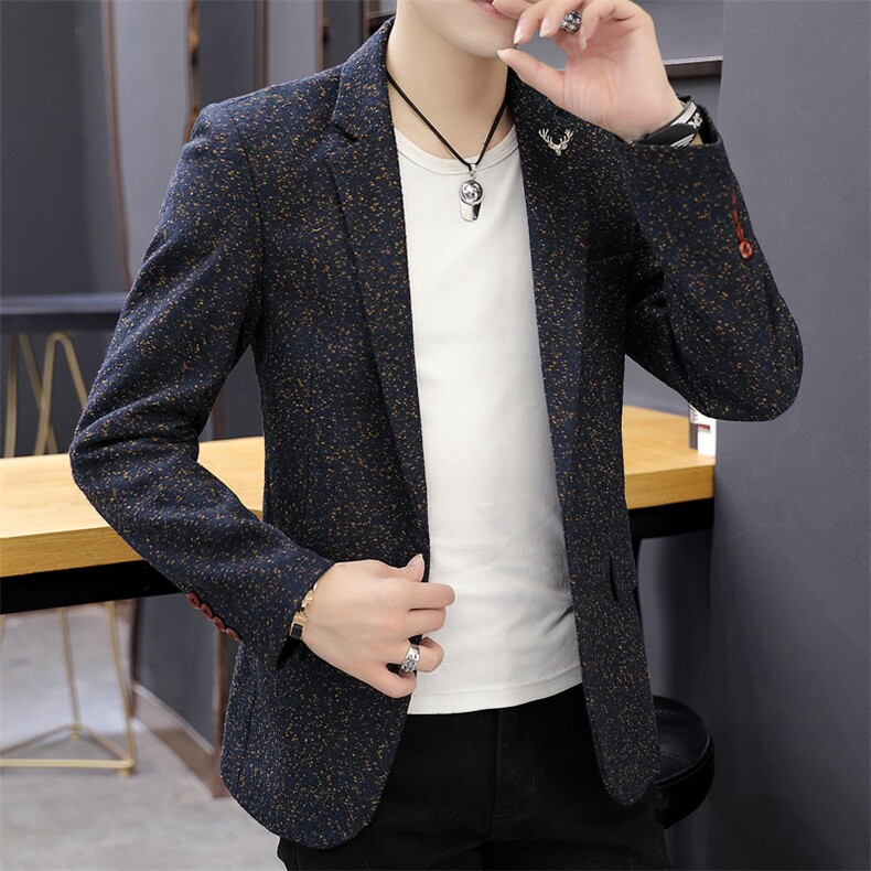 2021西服男外套韩版修身休闲小西装便服单西学生外套6618-P68,男装西服,星座217-4
