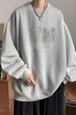 ！圆领卫衣男装港风长袖T恤男外套男WY147-P28，男装卫衣，电商B367