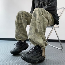 沙漠迷彩休闲美式牛仔裤男款秋季长裤潮B3016P53，男装牛仔裤，星座1116-2