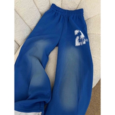 【高质量现货特批45】男女秋冬休闲宽松字母卫裤610A-W3108，男装休闲裤，星座610A