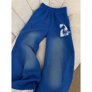 【高质量现货特批45 】男女秋冬休闲宽松字母卫裤610A-W3108图片