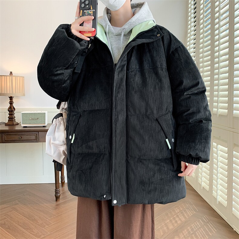 2024秋冬季新款立领加厚灯芯绒棉衣男外套A436-2366-P95控价138,男装棉衣,电商A436