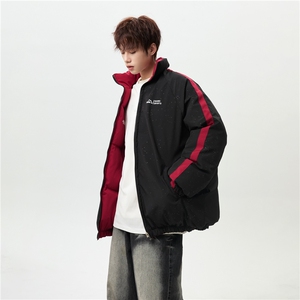 XZ-230-1MY50冬无影墙宽松简约满天星双面穿休闲面包服P128控158图片