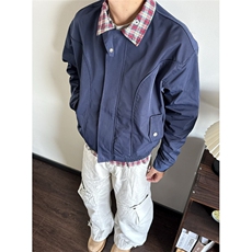 潮流男女拼接假两件翻领夹克衫春秋季青少年帅气休闲外套J6815，男装夹克，星座1116A（原606A-3）