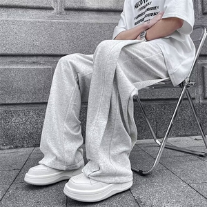 休闲裤男士韩版潮流高街帅气拼接2024夏季新款ins长裤K5168-P43图片