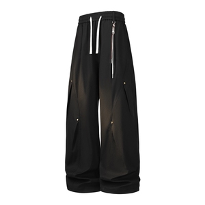 春季现货男女同款直筒休闲裤DSA157B-K2601-P47图片