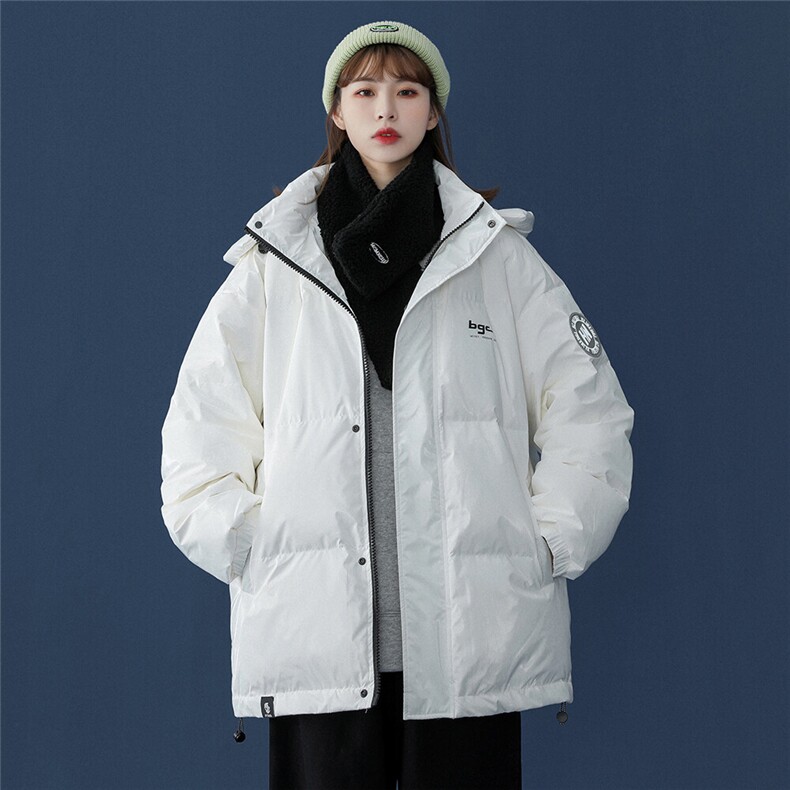 80白鸭绒冬季潮流设计炫彩亮面保暖连帽羽绒服YR100P225控298,男装羽绒服,A247A