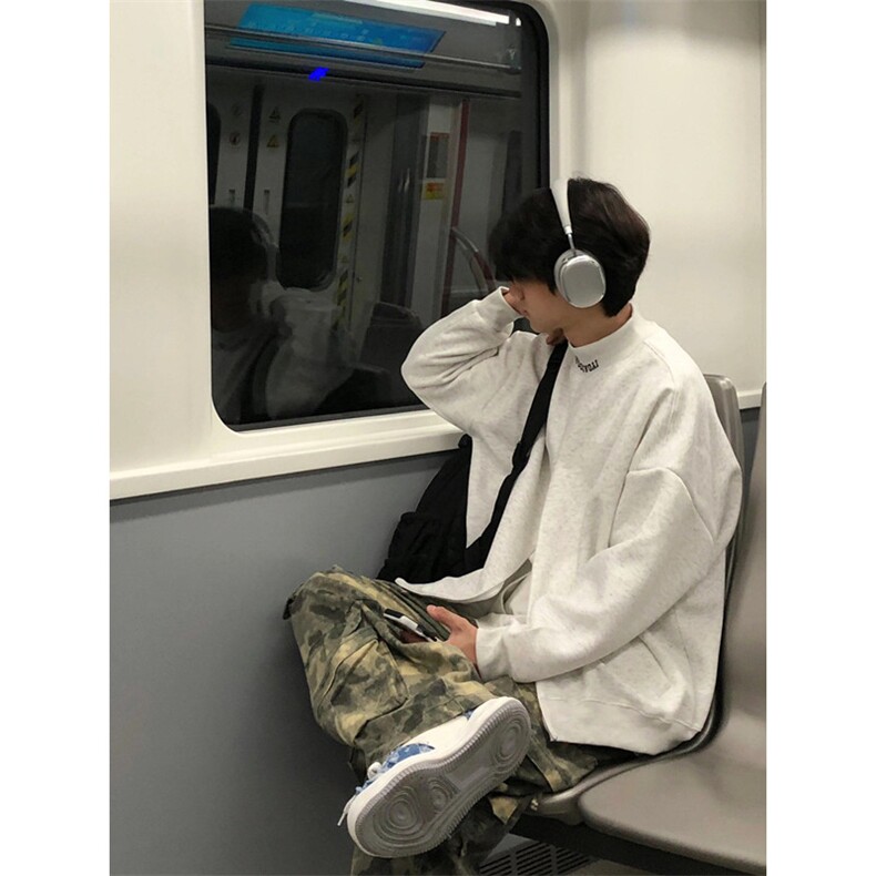 春秋美式半高领卫衣男时尚vibe拉链外套重磅宽松上衣男装W208,男装卫衣,星座1116A（原606A-3）