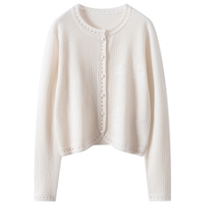 2025年秋季时尚百搭通勤简约休闲女士镂空开衫,女装羊绒衫,美创羊绒, 2025年秋季时尚百搭通勤简约休闲女士镂空开衫,女装羊绒衫,美创羊绒,