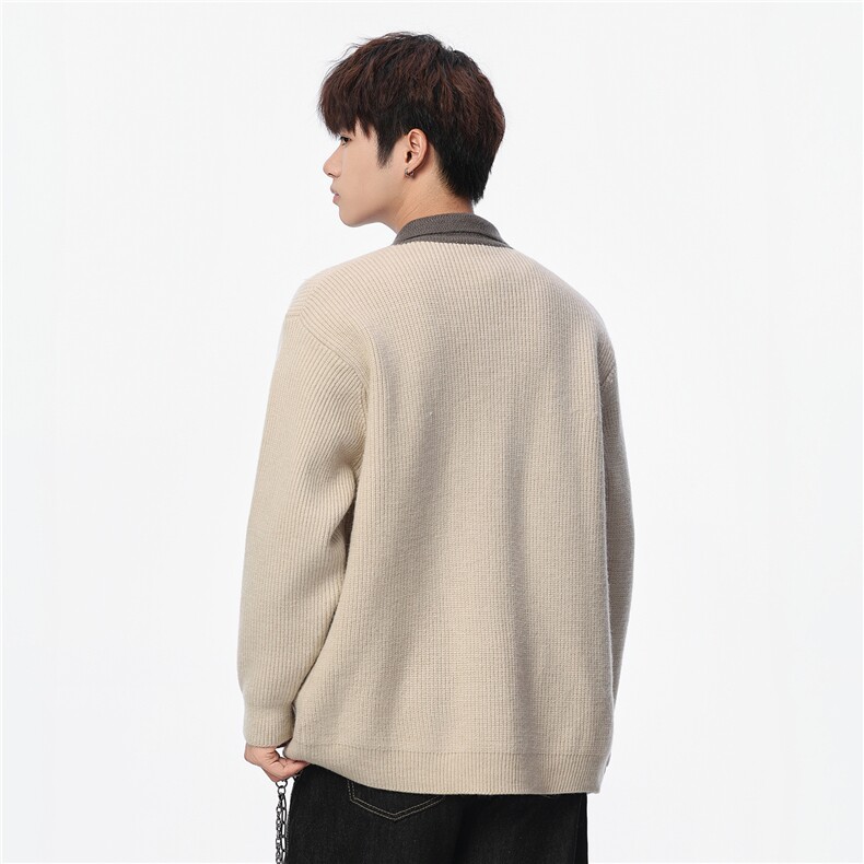 【新品】2025秋冬男士时尚休闲百搭针织连帽毛衣潮流-M175-P68,男装针织衫/毛衣,星座1105-1
